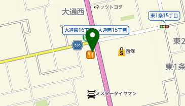 ラーメン山岡家 士別店の地図画像