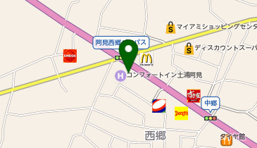 ラーメン山岡家 阿見店の地図画像