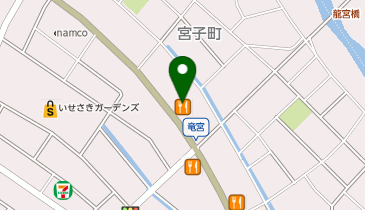 ラーメン山岡家 伊勢崎宮子店の地図画像