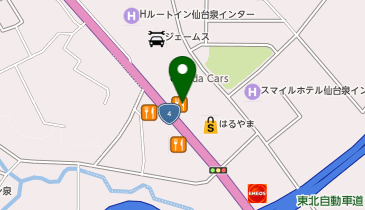 ラーメン山岡家 仙台泉区店の地図画像