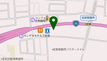 ラーメン山岡家 佐野店の地図画像