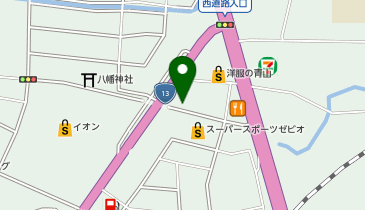 ラーメン山岡家 福島矢野目店の地図画像
