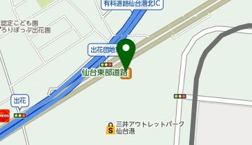 ラーメン山岡家 宮城野店の地図画像