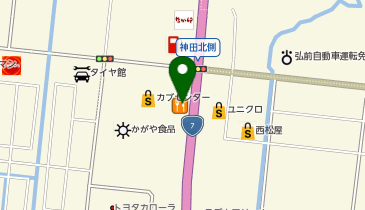 ラーメン山岡家 弘前店の地図画像
