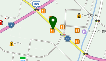ラーメン山岡家 長岡堺店の地図画像