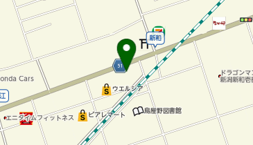 ラーメン山岡家 新潟新和店の地図画像