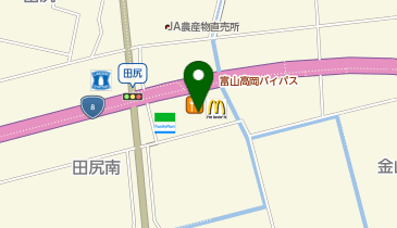 ラーメン山岡家 富山田尻店の地図画像