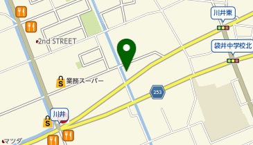 炭焼きレストランさわやか 袋井本店の地図画像