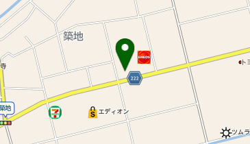 炭焼きレストランさわやか 藤枝築地店の地図画像