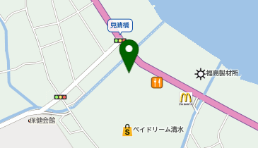 炭焼きレストランさわやか ベイドリーム清水店 【炭焼き野菜店】の地図画像
