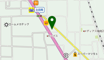 来来亭 亀岡店の地図画像