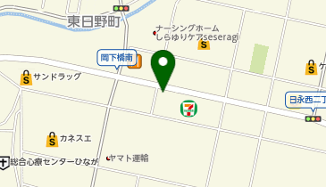 来来亭 四日市店の地図画像