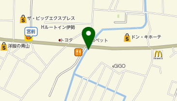 来来亭 伊勢度会店の地図画像
