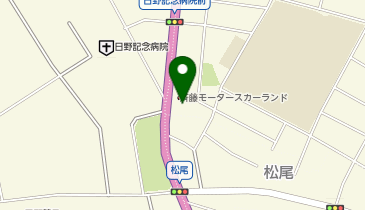 来来亭 日野店の地図画像