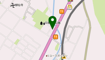 来来亭 五個荘店の地図画像