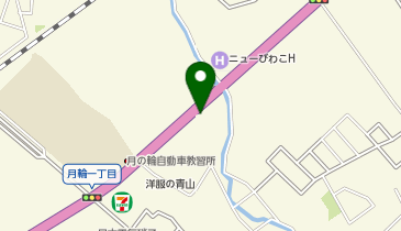 来来亭 瀬田店の地図画像