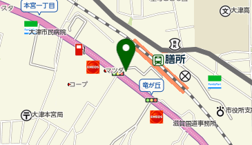 来来亭 膳所店の地図画像