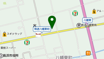 来来亭 長浜店の地図画像