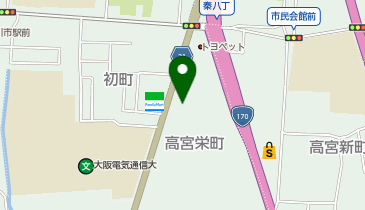 来来亭 寝屋川高宮店の地図画像