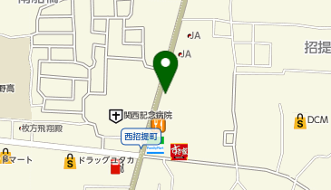 来来亭 枚方招提店の地図画像