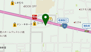 来来亭 八尾植松店の地図画像