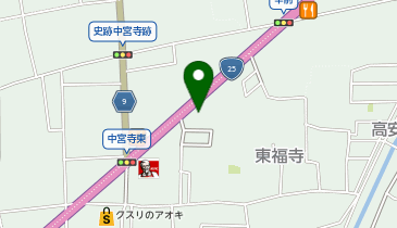 来来亭 斑鳩店の地図画像