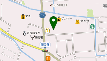 来来亭 春江店の地図画像