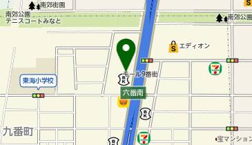 来来亭 モール9番街店の地図画像