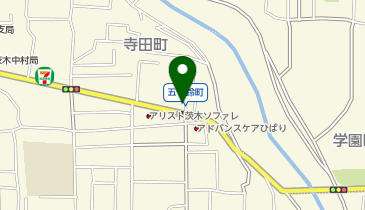 来来亭 茨木寺田店の地図画像