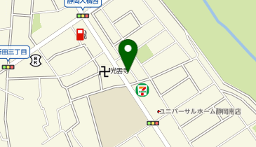 来来亭 東新田店の地図画像
