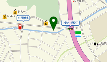 来来亭 岡崎上地店の地図画像