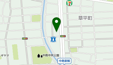 来来亭 中島新町店の地図画像