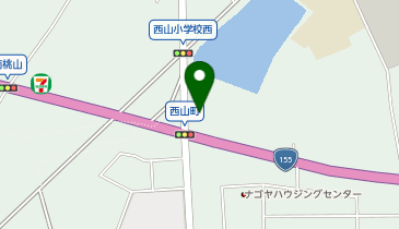 来来亭 西山店の地図画像