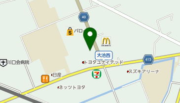 来来亭 掛川店の地図画像