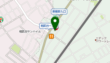 来来亭 相武台店の地図画像