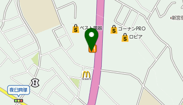 来来亭 新宮店の地図画像