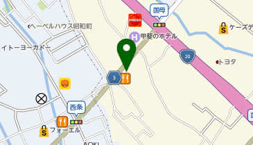 来来亭 国母店の地図画像