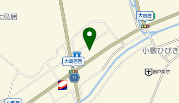 来来亭 若松大鳥居店の地図画像