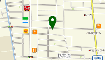 来来亭 高知店の地図画像