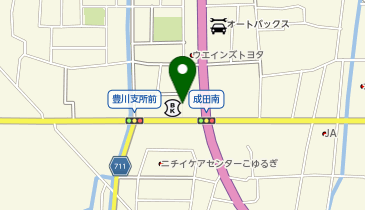 来来亭 小田原成田店の地図画像