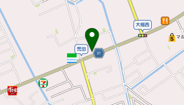 来来亭 岡山大福店の地図画像