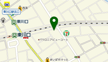 来来亭 東川口店の地図画像