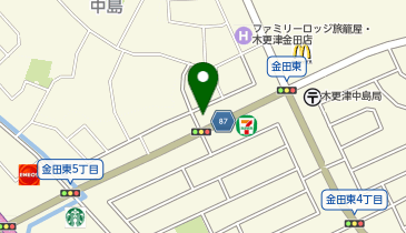 来来亭 木更津店の地図画像