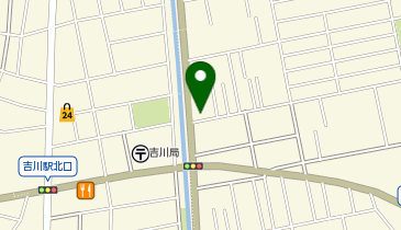 来来亭 吉川店の地図画像