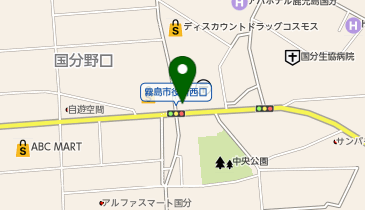 来来亭 霧島店の地図画像