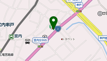 来来亭 廿日市串戸店の地図画像