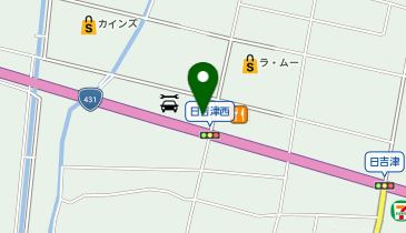 来来亭 日吉津店の地図画像