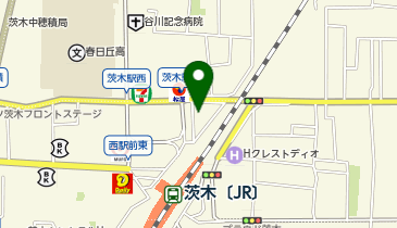 来来亭 茨木駅前店の地図画像