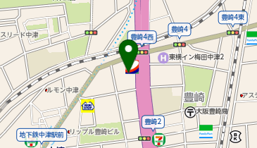 ロレックス サービスセンター 大阪の地図画像