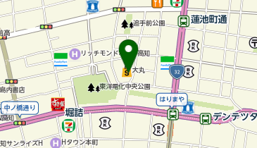 ロレックス ブティック 大丸高知の地図画像